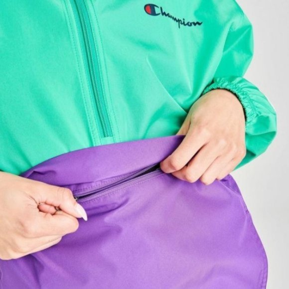 Women's Champion Colorblock Pullover Wind Jacket - Picture 2 of 8